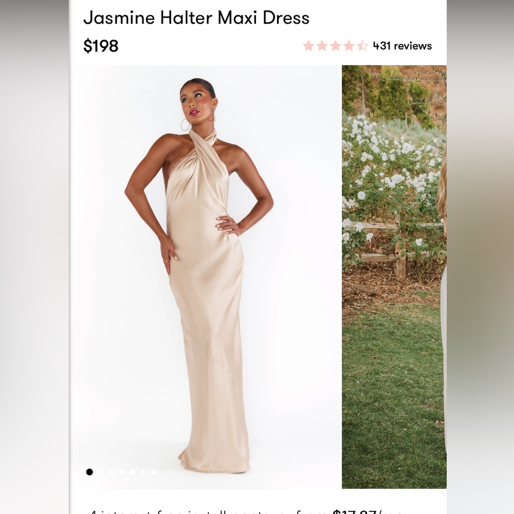 Jasmine Halter Maxi Dress!